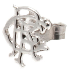 Rangers FC Scroll Crest Sterling Silver Stud Earring LKT Sport Football>European Leagues>Rangers FC Earrings