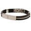 Rangers FC Silver Inlay Silicone Bracelet LKT Sport Stylish black silicone bracelet with a silver colour rope insertWith a stainless steel crest plate featuring the club logoStainless steel deployment claspOfficial licensed productApprox 20cm x 1cm Bracel