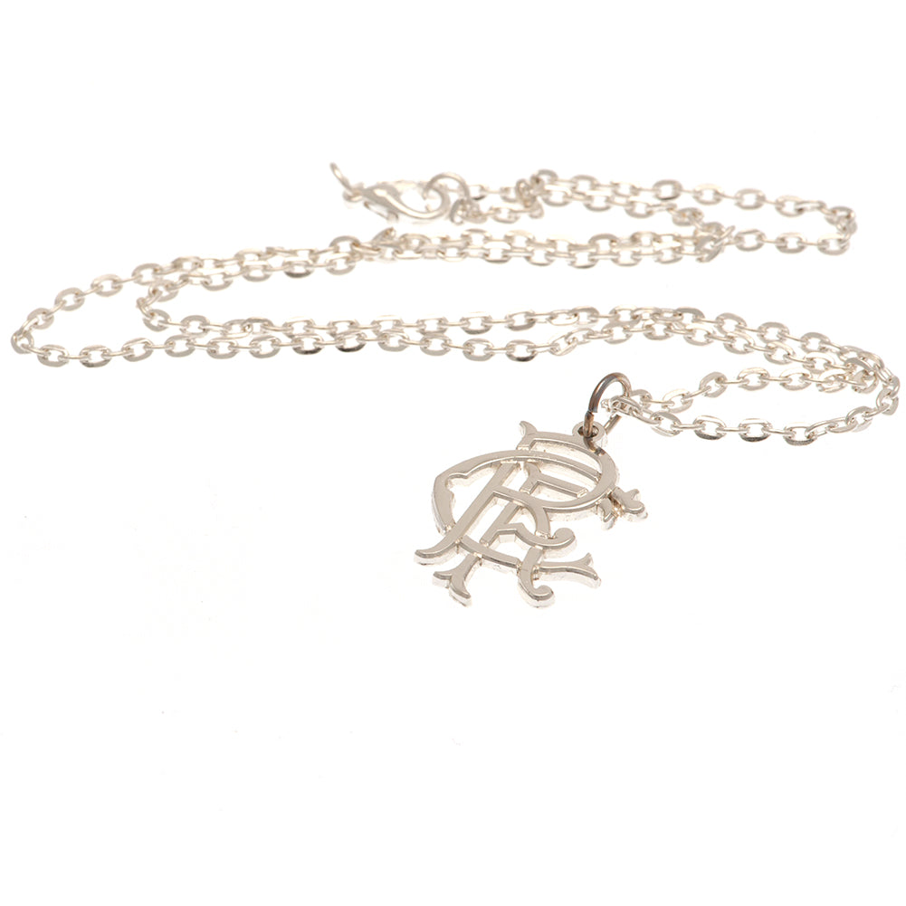 Rangers FC Silver Plated Boxed Pendant LKT Sport Silver plated pendant and necklaceFeaturing a Rangers crest pendant on a chain necklaceWith a lobster claspOfficial licensed productNecklace approx 50cm (20 inches)Pendant approx 25mm x 20mm Charms & Pendan