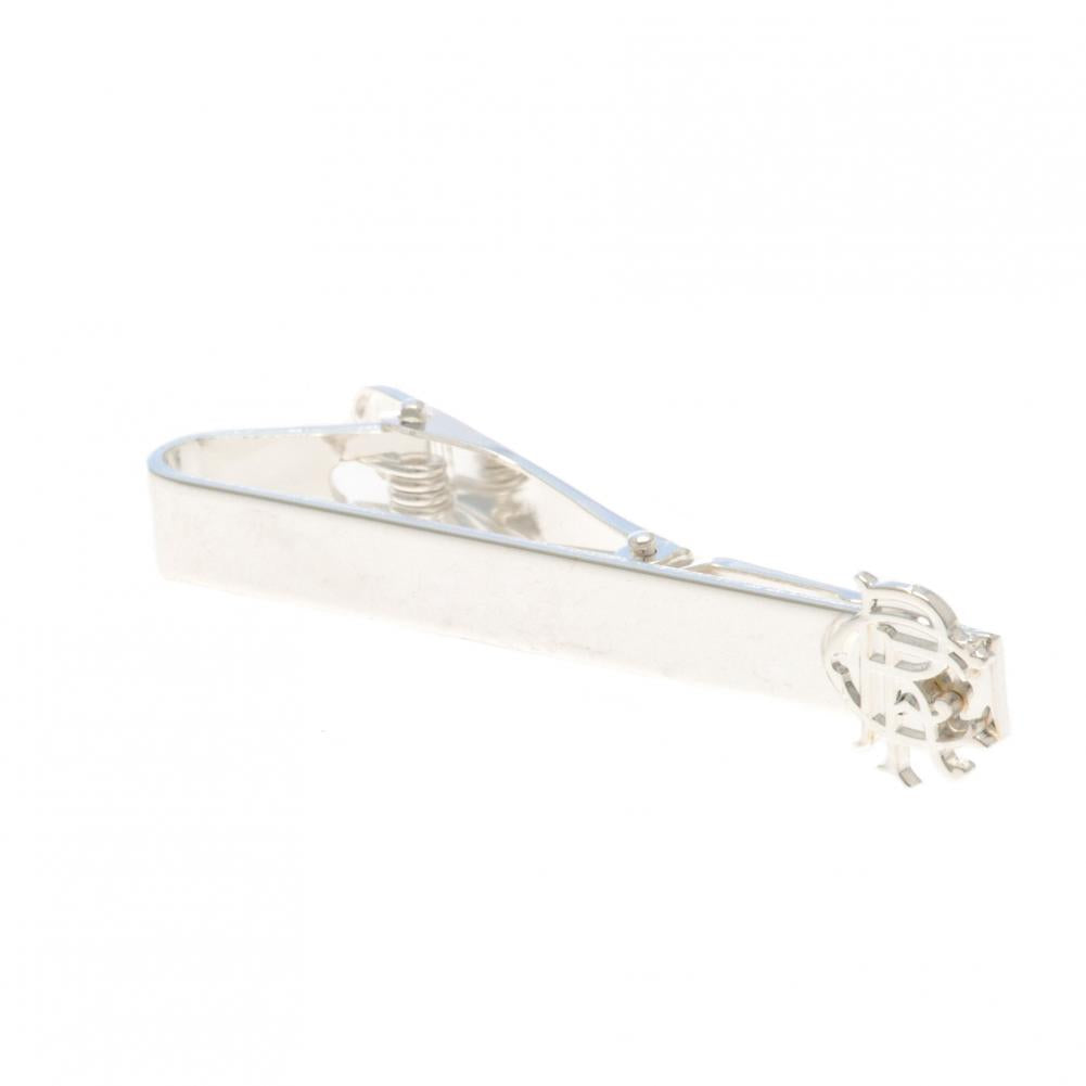 Rangers FC Silver Plated Tie Slide LKT Sport Football>European Leagues>Rangers FC Tie Clips