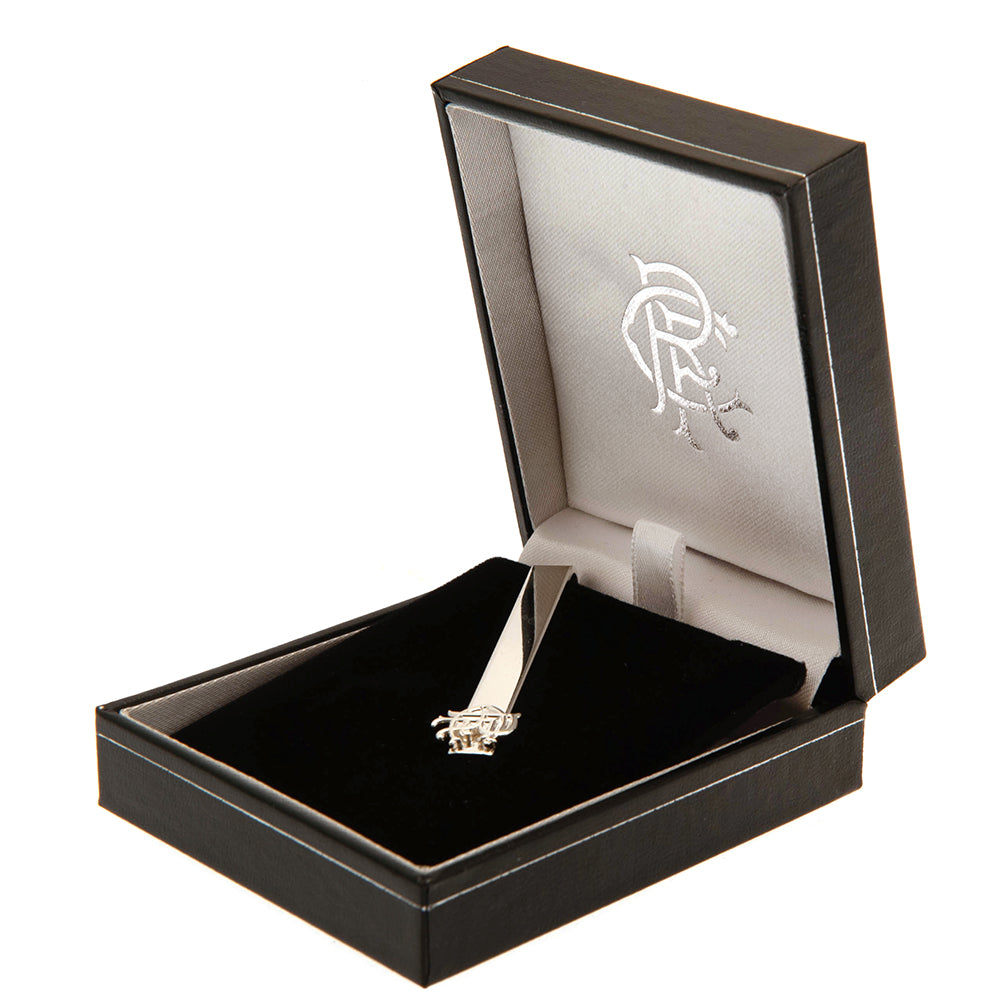Rangers FC Silver Plated Tie Slide LKT Sport Football>European Leagues>Rangers FC Tie Clips