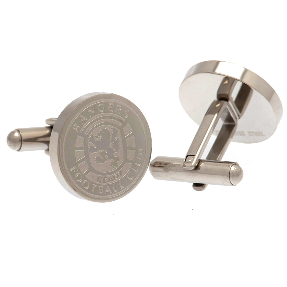 Rangers FC Stainless Steel Formed Ready Crest Cufflinks LKT Sport Football>European Leagues>Rangers FC