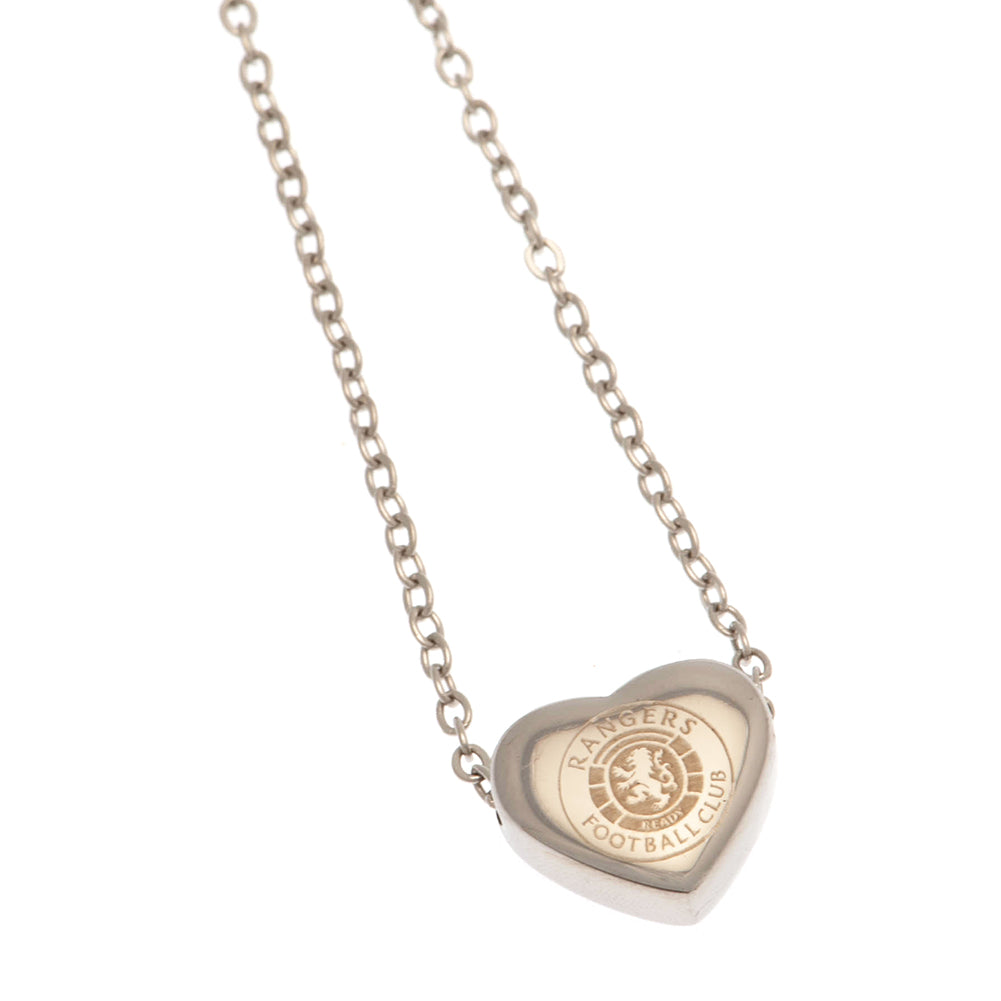 Rangers FC Stainless Steel Heart Necklace LKT Sport Football>European Leagues>Rangers FC