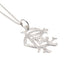Rangers FC Sterling Silver Pendant & Chain Large LKT Sport Sterling silver pendant and necklace on a loop fixing Featuring a Rangers Scroll Crest pendant on a chain necklace With a lobster clasp Official licensed product Chain approx 49cm (19in) Pendant a