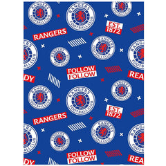 Rangers FC Text Gift Wrap LKT Sport Football>European Leagues>Rangers FC Wrapping Paper