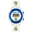 Real Madrid CF Digital Kids Watch LKT Sport Junior digital watch with LCD displayReal Madrid branded watch facePrinted silicone strap with traditional buckle fasteningManufacturer's 1 year guaranteeOfficial licensed productStrap width approx 15mmDial size