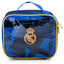 Real Madrid CF Fragment Lunch Bag LKT Sport Fragment design lunch bag featuring a gold Real Madrid crestDouble zipped opening for easy accessRubber zip pulls featuring raised Madrid detailWith carry handleWipe clean polyesterOfficial licensed productAppro