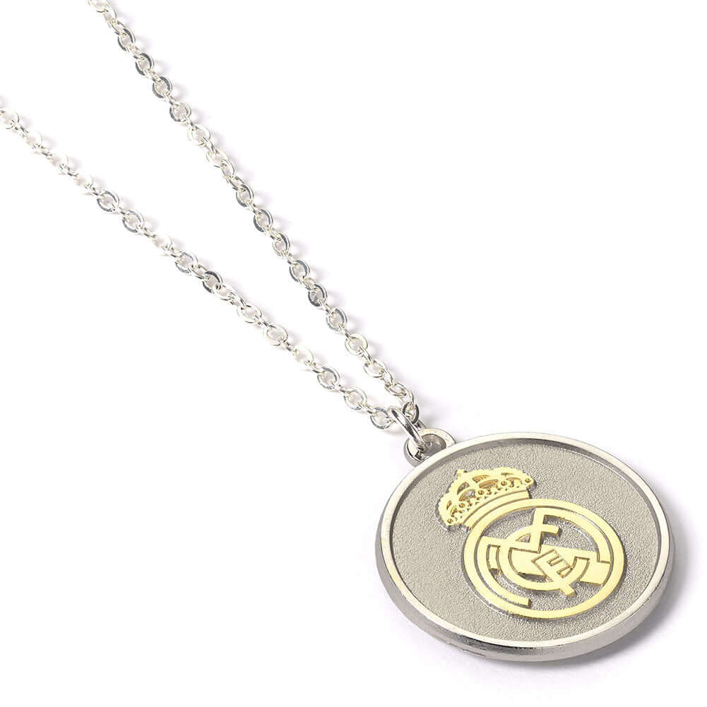 Real Madrid CF Silver Finish Necklace LKT Sport Football>European Leagues>Real Madrid CF Necklaces