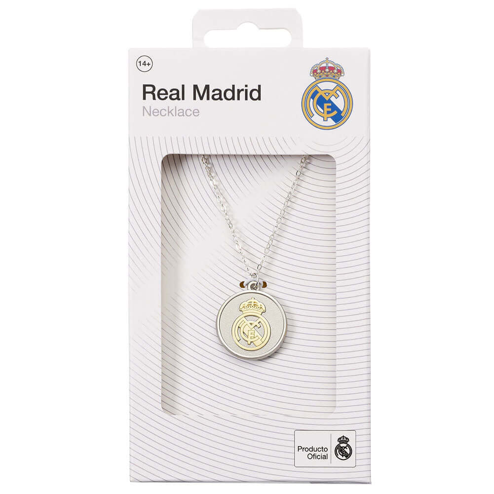 Real Madrid CF Silver Finish Necklace LKT Sport Football>European Leagues>Real Madrid CF Necklaces