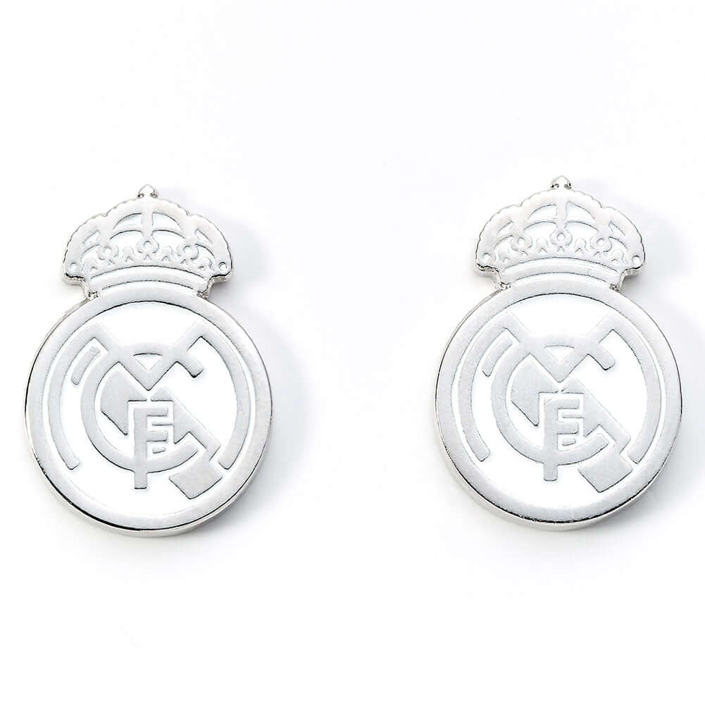 Real Madrid CF Silver Plated Formed Cufflinks LKT Sport Football>European Leagues>Real Madrid CF Cufflinks