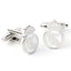 Real Madrid CF Silver Plated Formed Cufflinks LKT Sport Silver plated crest shaped cufflinks in a chrome finishFeaturing a highly detailed formed Real Madrid crestOn a bullet back fixingOfficial licensed productApprox 20mm x 12mm Cufflinks