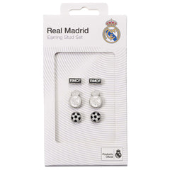 Real Madrid CF Stud Earring Set LKT Sport Set of hypo-allergenic silver finish earringsThree unique Madrid designs on bullet back fittingsOfficial licensed productSuitable for ages 14+Each earring approx 10mm x 10mm Earrings
