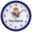 Real Madrid CF Wall Clock LKT Sport Real Madrid Kids Bedroom Wall ClockBlue clock featuring the Real Madrid club crest on a white faceRequires 1 x AA battery (not included)Official licensed productApprox 24cm in diameter Wall Clocks