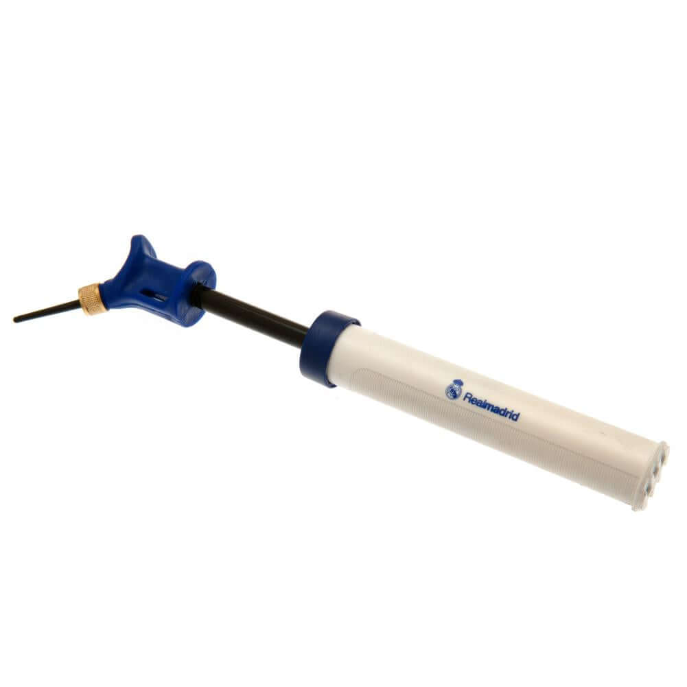Real Madrid CF White Dual Action Football Pump Secondary image