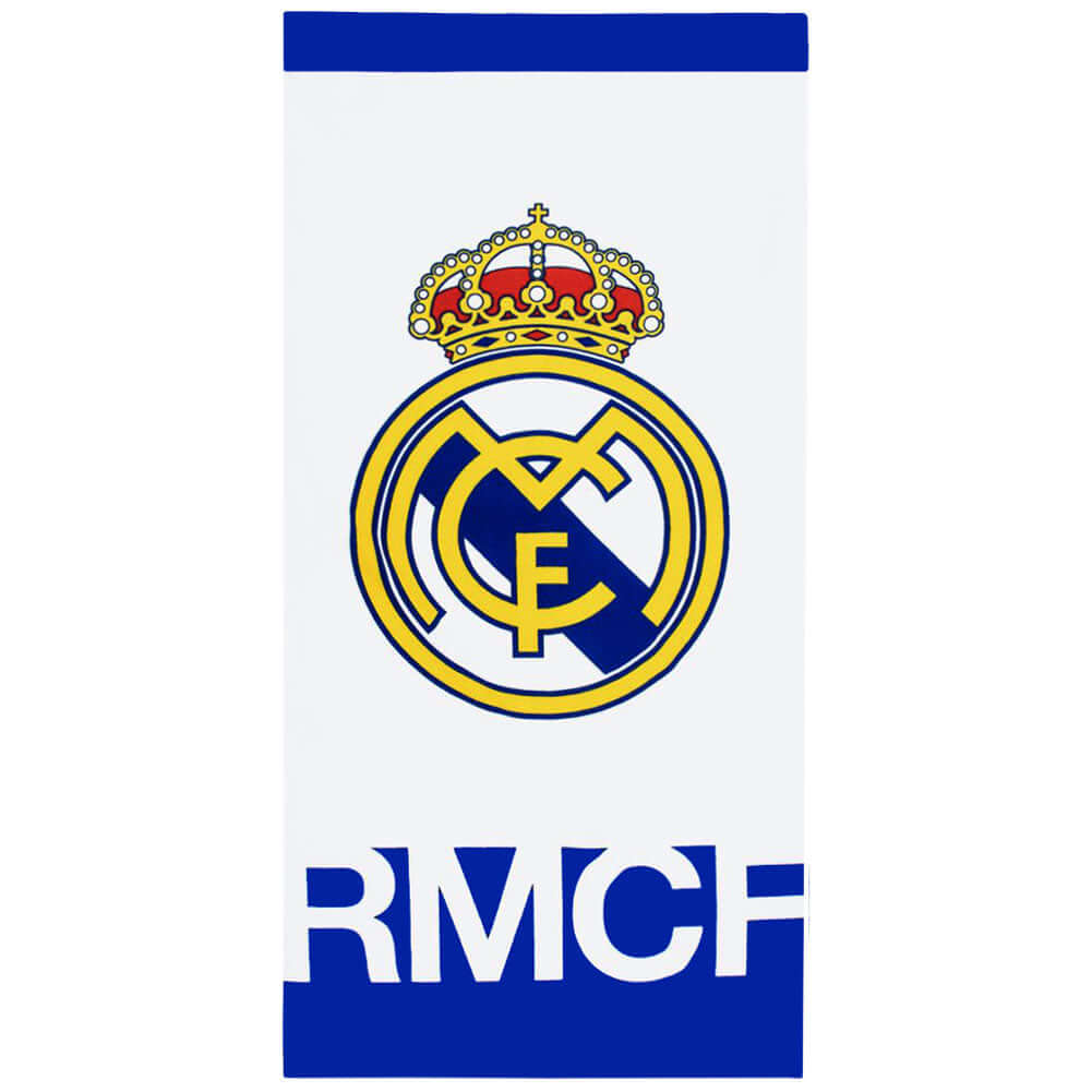Real Madrid CF White Towel LKT Sport Football>European Leagues>Real Madrid CF Beach Towels