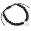 Real Madrid FC Black Bead Bracelet LKT Sport Matte black ball bead braceletFeaturing a Madrid charmOfficial licensed productSuitable for ages 14+Charm approx 12mm x 12mm Bracelets
