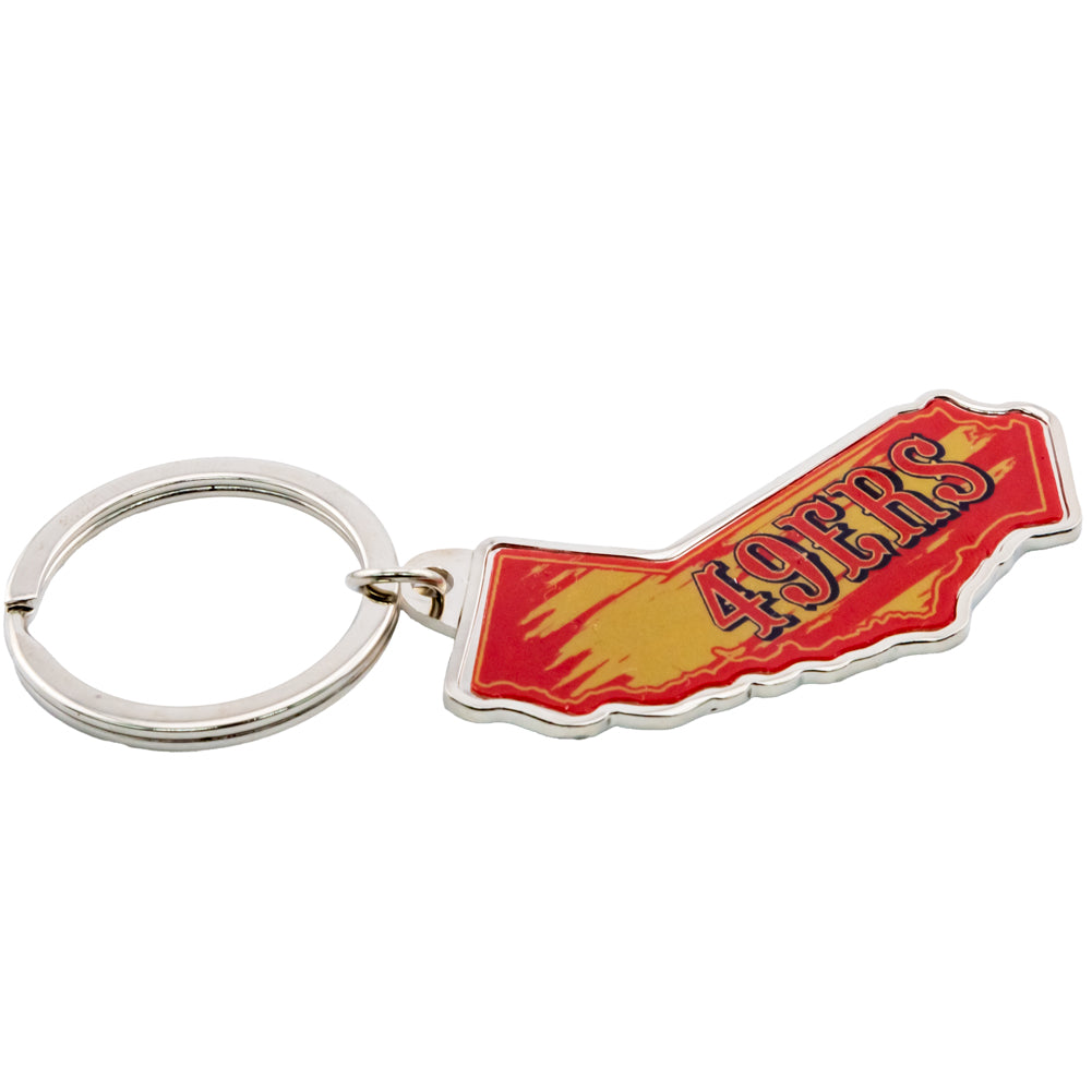 San Francisco 49ers State Shape Keyring LKT Sport American Sports>NFL>San Francisco 49ers