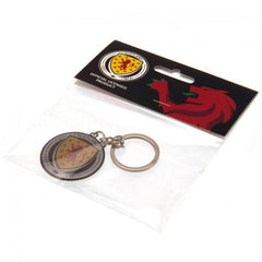 Scottish FA Crest Keyring LKT Sport Metal crest shaped keyring with split ringDie stamped design with full colour enamel infillMetal alloy with antique silver style finishOfficial licensed productApprox 29mm x 29mm Keychains