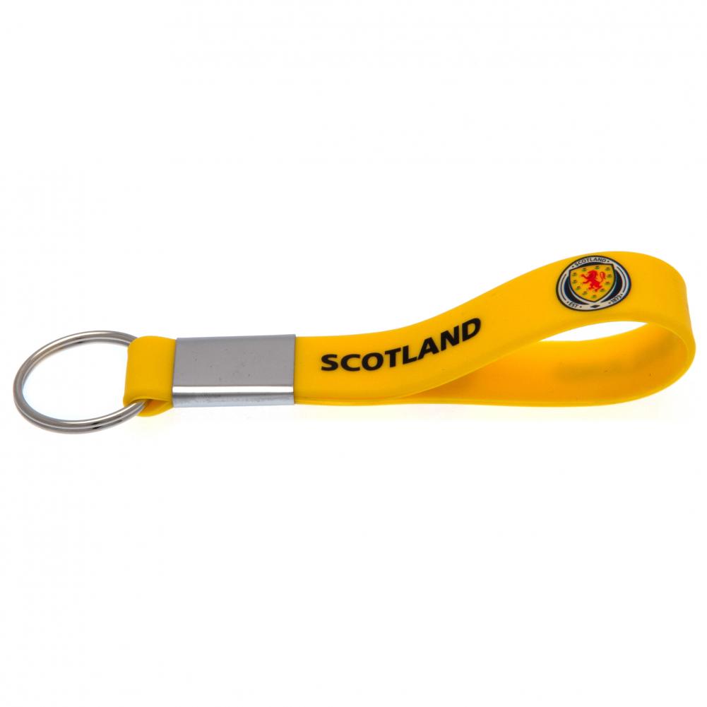 Scottish FA Silicone Keyring LKT Sport Football>International>Scottish FA Keychains
