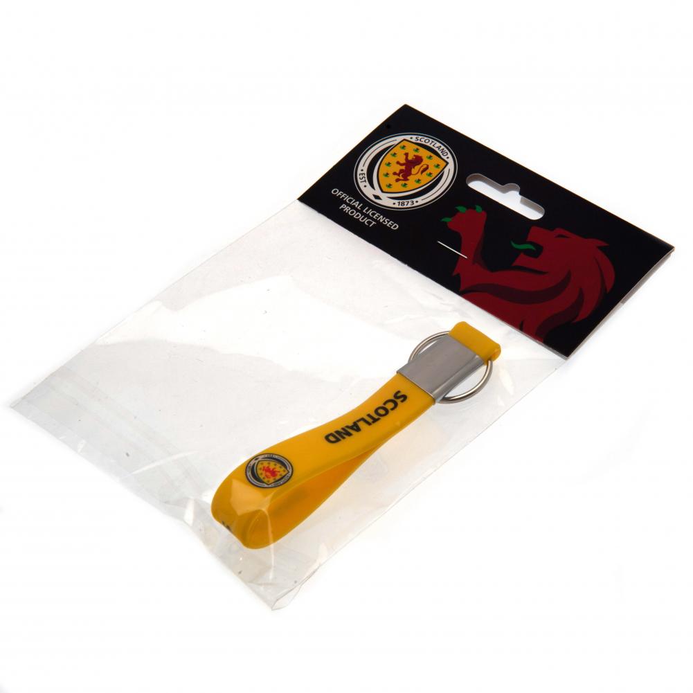 Scottish FA Silicone Keyring LKT Sport Football>International>Scottish FA Keychains