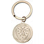 Scottish FA Silver Plated Crest Keyring LKT Sport Silver plated crest shaped keyring with split ring Die stamped design Metal alloy with silver plate finish Official licensed product Approx 29mm x 29mm On a header card Keychains