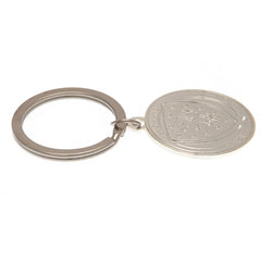 Scottish FA Silver Plated Crest Keyring LKT Sport Football>International>Scottish FA Keychains