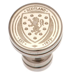 Scottish FA Stainless Steel Stud Earring LKT Sport Stud earring with a detailed laser printFeatures the Scottish FA crest on a screw back fixingMade from durable stainless steelOfficial licensed productApprox 10mm x 10mm Earrings