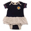 Scottish FA Tutu 9-12 Mths TN LKT Sport This short sleeved tutu bodysuit features a double frill skirt designDesign inspired by the 2022-23 season kit with a full colour woven crestSoft comfortable fit with press stud fasteningMade from 100% CottonOfficia