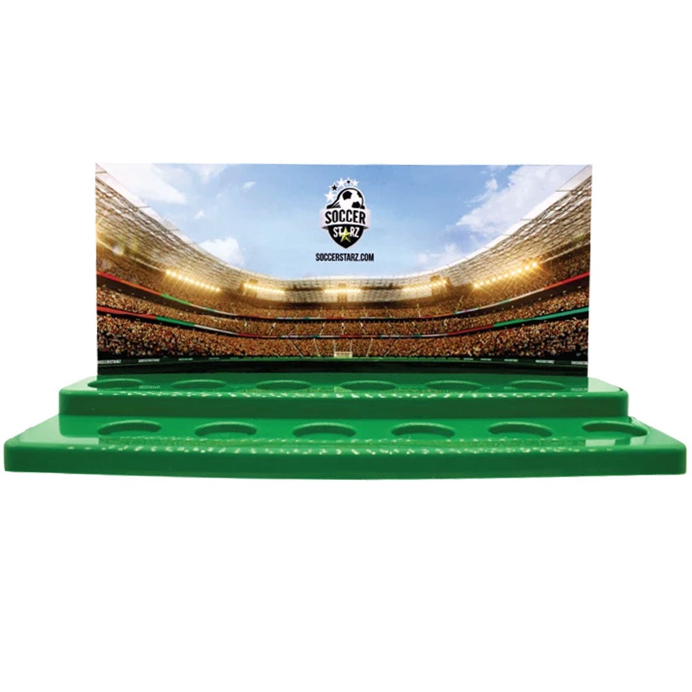 SoccerStarz 12 Figure Display Stand LKT Sport Display your SoccerStarz figures in style with this durable SoccerStarz display standDesigned to hold up to 12 football figuresPerfect for collectors looking to organise, protect, and showcase their favourite