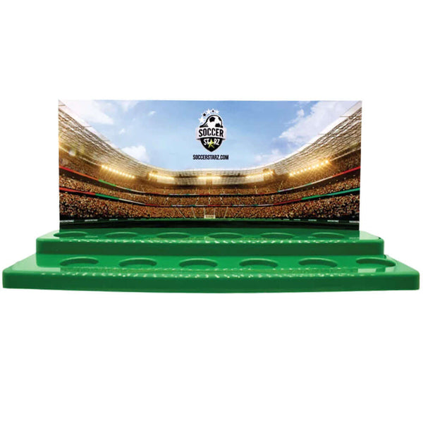 SoccerStarz 12 Figure Display Stand LKT Sport Display your SoccerStarz figures in style with this durable SoccerStarz display standDesigned to hold up to 12 football figuresPerfect for collectors looking to organise, protect, and showcase their favourite