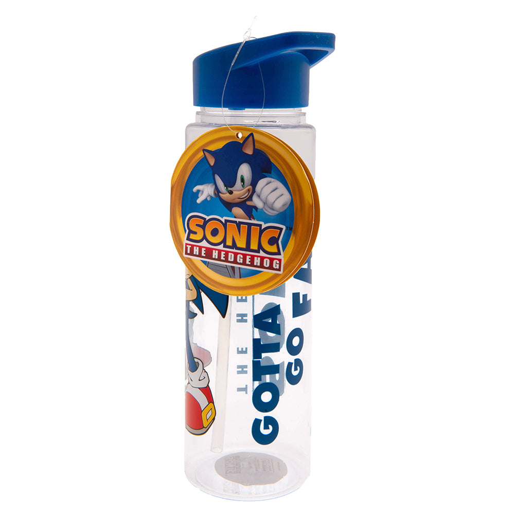Sonic The Hedgehog Plastic Drinks Bottle LKT Sport Entertainment>Gaming>Sonic The Hedgehog Water Bottles