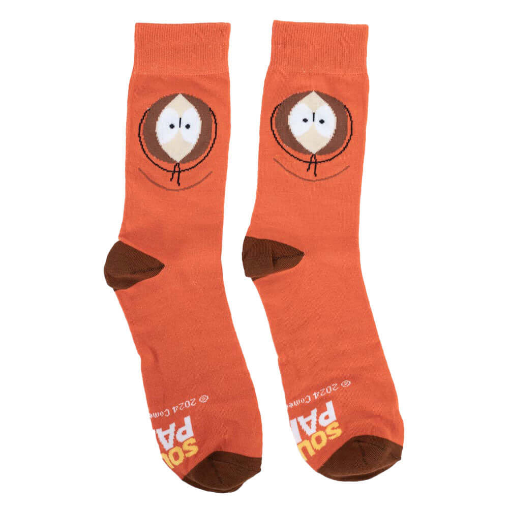 South Park Mug & Sock Set LKT Sport Classic mug and sock gift setFeaturing a Kenny design, this set is perfect for fans who want to enjoy their coffee with a side of laughterVibrant orange mug and socks set featuring Kenny peeping out of his hood, image a
