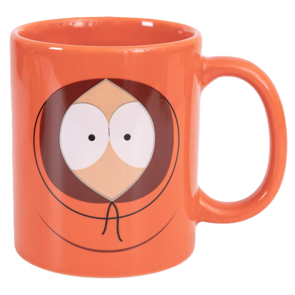 South Park Mug & Sock Set LKT Sport Classic mug and sock gift setFeaturing a Kenny design, this set is perfect for fans who want to enjoy their coffee with a side of laughterVibrant orange mug and socks set featuring Kenny peeping out of his hood, image a