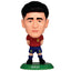 Spain SoccerStarz Gavi LKT Sport Gavi Soccerstarz collectable figureFeatures classic Spain home kitStands 5cm tall on a green baseOfficial licensed productApprox 5cm x 2.5cm x 2.5cm Figurines