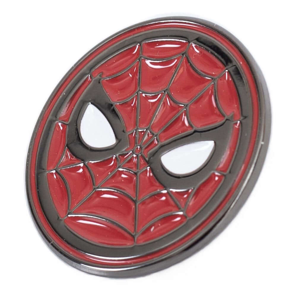 Spider-Man Pin Badge LKT Sport Bright, colourful and highly detailed enamel pin badgeFeatures Spidermans face on a rubber push fixingOfficial licensed productApprox 25mm x 25mm Lapel Pins