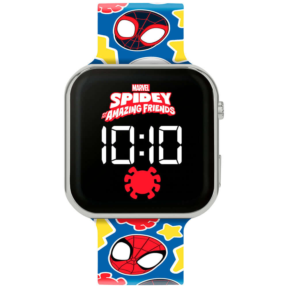 Spidey And His Amazing Friends Junior LED Watch LKT Sport Junior LED digital watchEasy to read display featuring the Spidey And His Amazing Friends logoPrinted silicone strap with traditional buckle fasteningManufacturer's 1 year guaranteeOfficial license Hauptbild