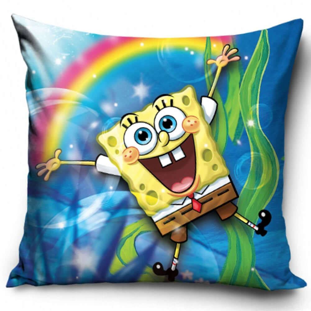 SpongeBob SquarePants Velvet Feel Cushion LKT Sport Vibrant under the sea design cushion featuring Sp ngeBobDesign repeated on the reverse100% Polyester, spot cleanOfficial licensed productApprox 40cm x 40cm Chair & Sofa Cushions