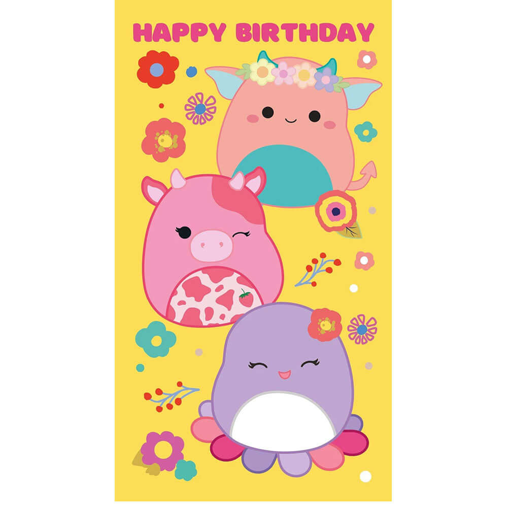 Squishmallows Birthday Card With Stickers LKT Sport Entertainment>Brands>Trends>Squishmallows Greeting Cards