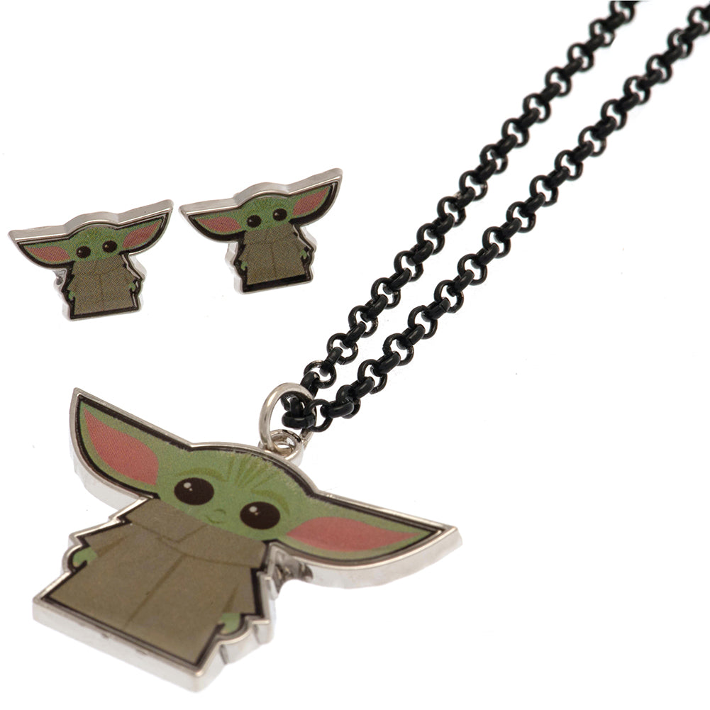 Star Wars: The Mandalorian Fashion Jewellery Necklace & Earring Set LKT Sport Entertainment>TV Series>Star Wars: The Mandalorian