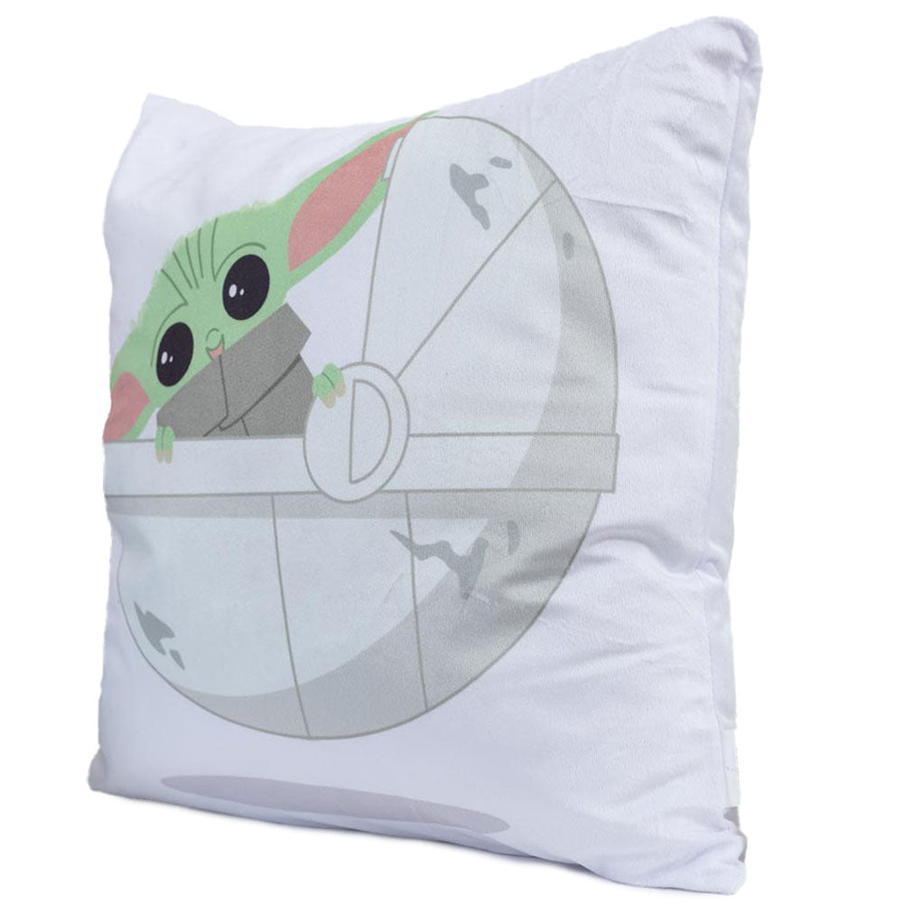 Star Wars: The Mandalorian Grogu Velvet Feel Cushion LKT Sport Entertainment>TV Series>Star Wars: The Mandalorian Throw Pillows