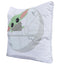 Star Wars: The Mandalorian Grogu Velvet Feel Cushion LKT Sport White cushion featuring an image of a smiley Grogu on one sideWith an image of a sleepy Grogu on the opposite side100% Polyester, spot cleanOfficial licensed productApprox 40cm x 40cm Throw Pi