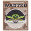 Star Wars: The Mandalorian Iron-On Patch Wanted LKT Sport Bright and colourful iron on sticker patchFeatures The Child in an Asset PodIdeal addition to school bags or clothingOfficial licensed productApprox 70mm x 60mm Embroidered Patches