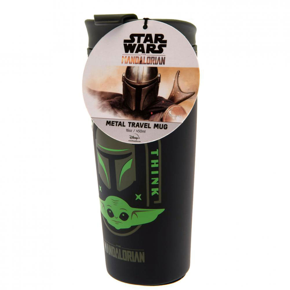 Star Wars: The Mandalorian Metal Travel Mug LKT Sport Entertainment>TV Series>Star Wars: The Mandalorian Travel Mugs
