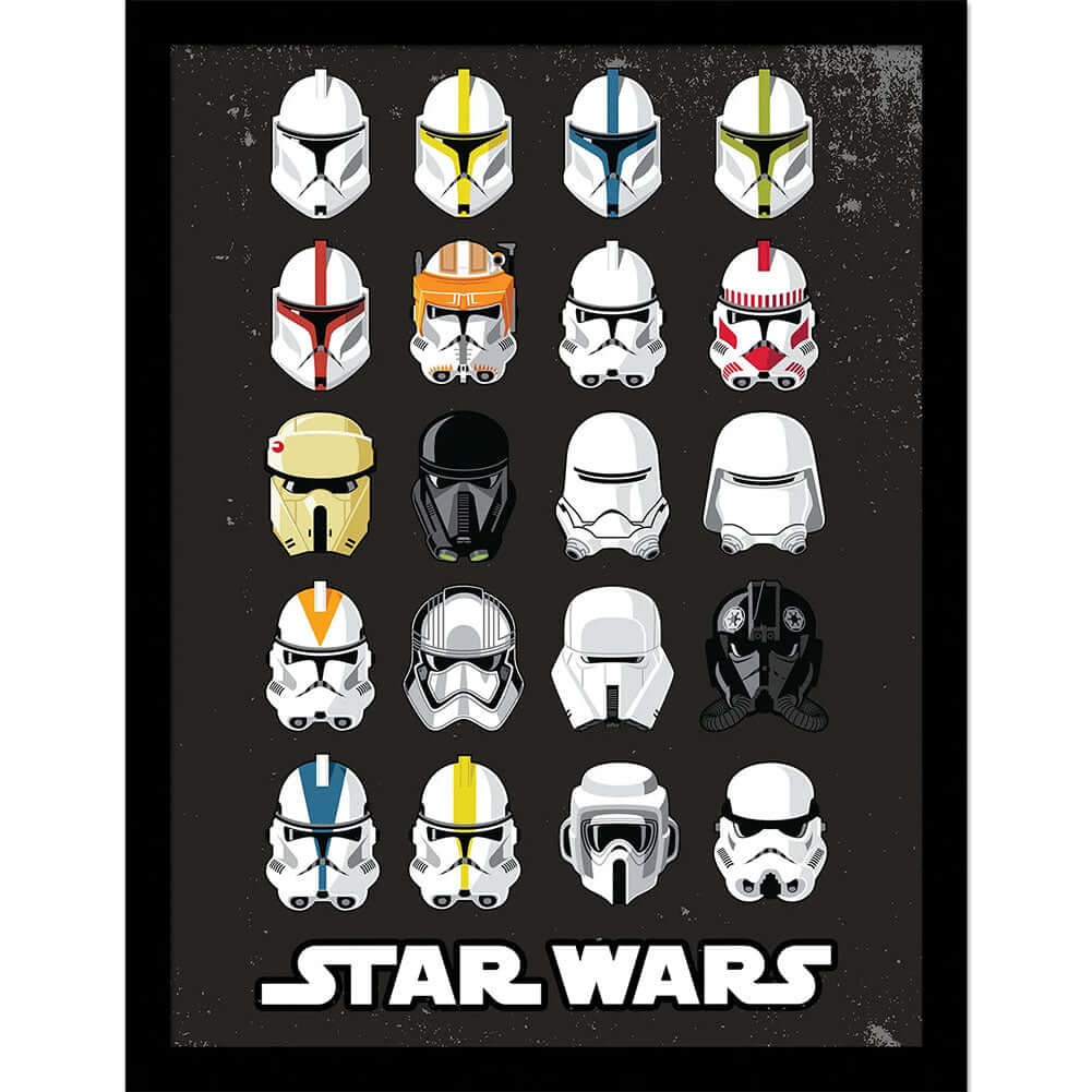 Star Wars Trooper Helmets Picture 16 x 12 LKT Sport Entertainment>Movies>Star Wars Posters