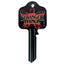 Stranger Things Door Key LKT Sport Ready to cut blank door key featuring the Stranger Things logoSuitable for a UL2, UL054 or UL1, UL050 profile locksHigh quality detailed designs printed on both sidesOfficial licensed productApprox 72mm x 35mm Key Blanks