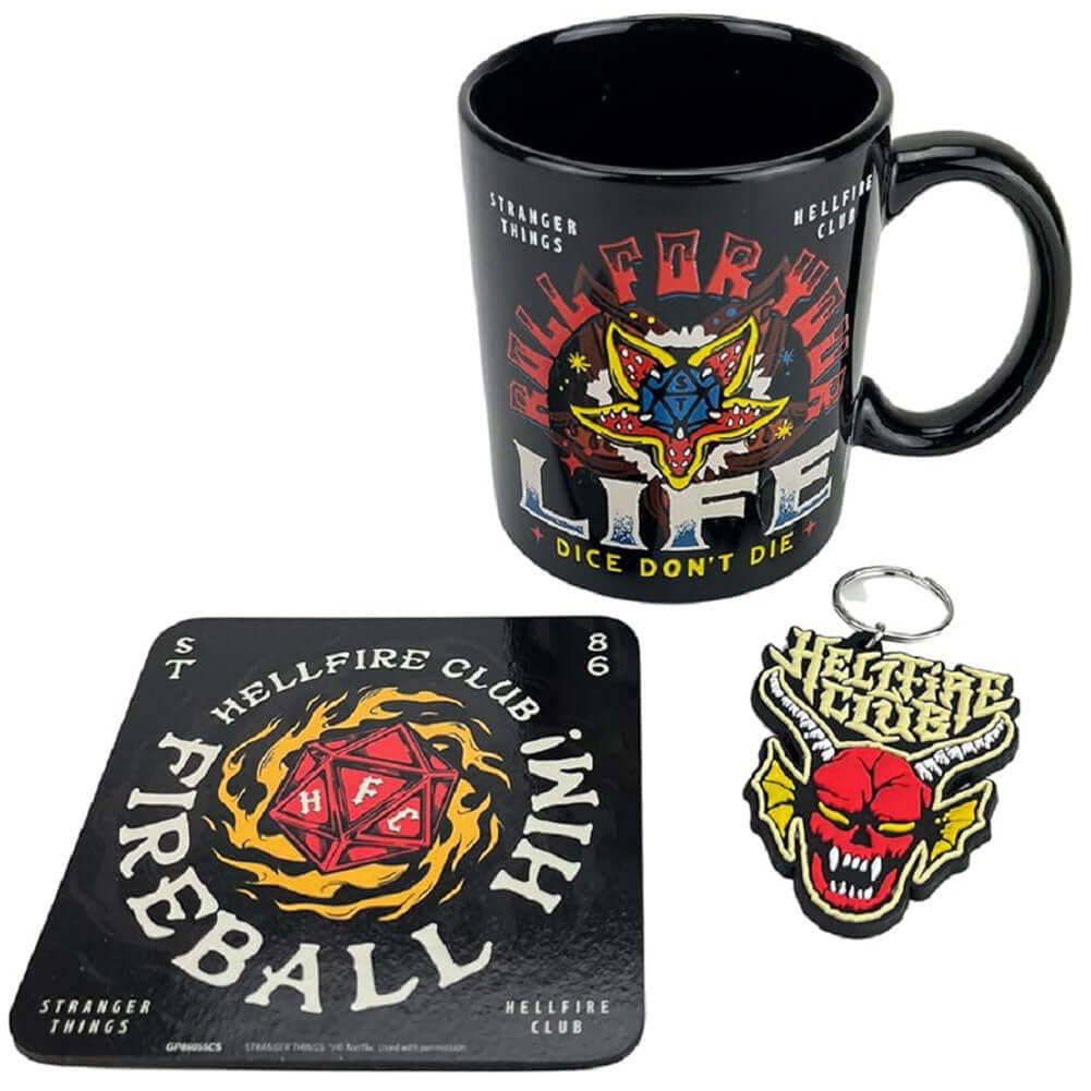 Stranger Things Hellfire Club Mug & Coaster Set LKT Sport Entertainment>TV Series>Stranger Things Mugs