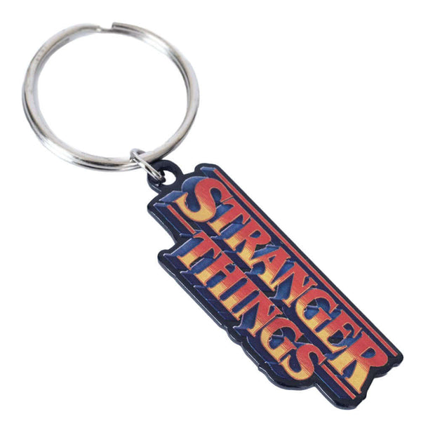 Stranger Things Logo Metal Keyring LKT Sport Bright, colourful and highly detailed metal keyringFeaturing the Stranger Things logoIdeal for attaching to keys, bags, belts and other itemsOfficial licensed productApprox 50mm x 20mm Keychains