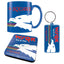 Stranger Things WSQK Mug & Coaster Set LKT Sport Superb Stranger Things gift set for everyday useBlue mug featuring the WSQK radio station logoSingle cork based coaster approx 9cm x 9cmSoft, durable 5mm thick PVC KeyringOfficial licensed productMug approx