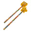 Super Mario 2pk Pencil & Topper Set LKT Sport Colourful pencils featuring a multi icon and character printWith 'Mystery Block' and 'Super Star' eraser toppersOfficial licensed productEach pencil approx 17cm Wooden Pencils