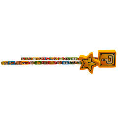 Super Mario 2pk Pencil & Topper Set LKT Sport Entertainment>Gaming>Super Mario Wooden Pencils